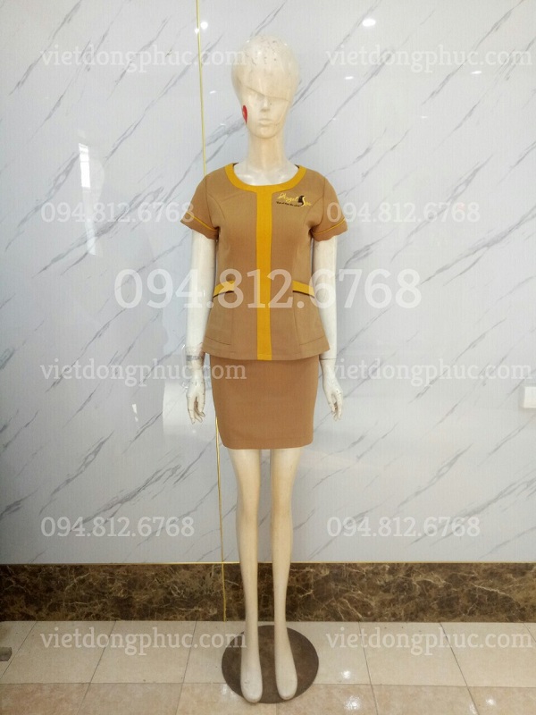Mẫu áo đồng phục spa giá rẻ nhất tại Hà Nội, thiết kế độc quyền