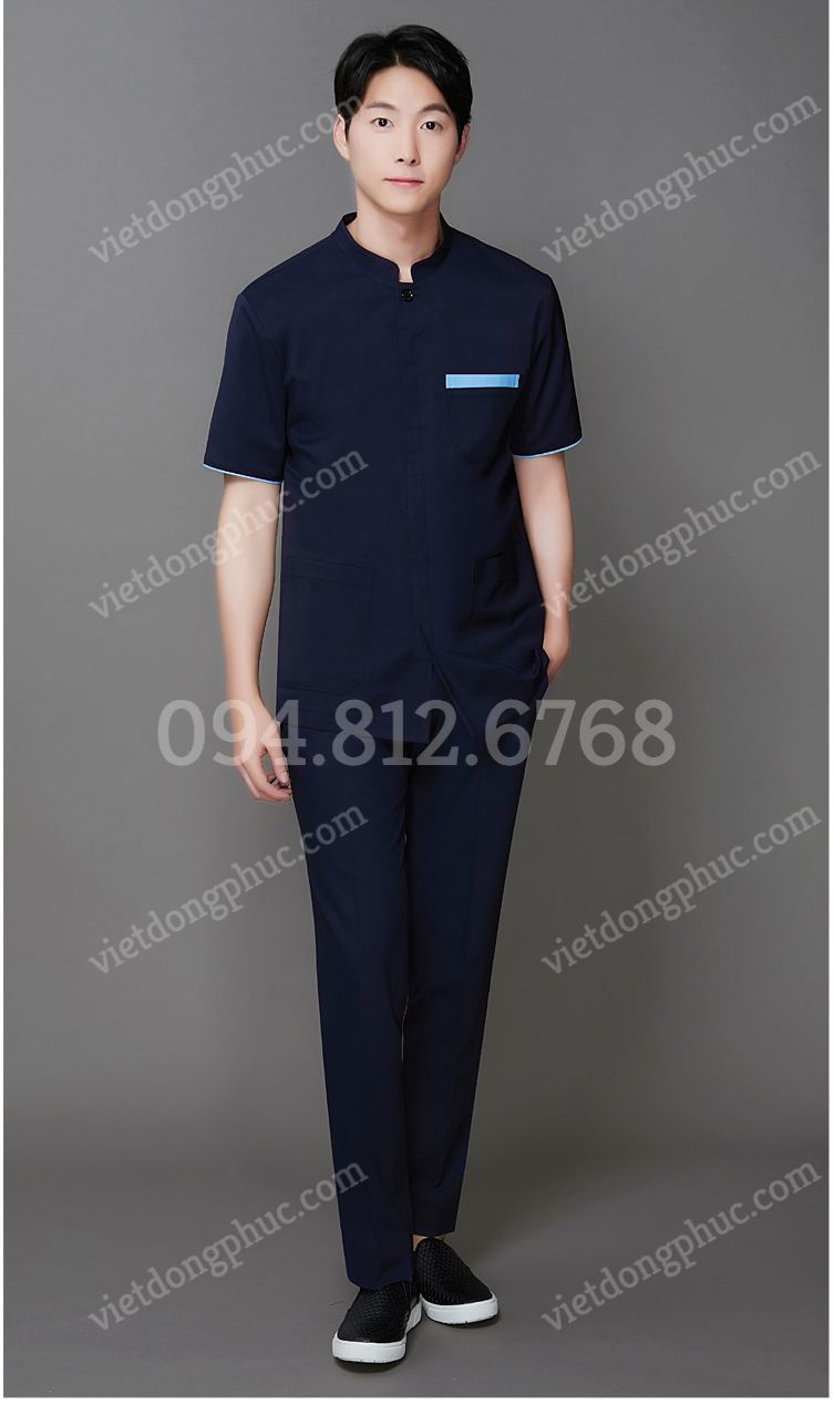 Mẫu đồng phục y tá nam phong cách thời trang Hàn Quốc trẻ trung, chất lượng cao 51%20(11)