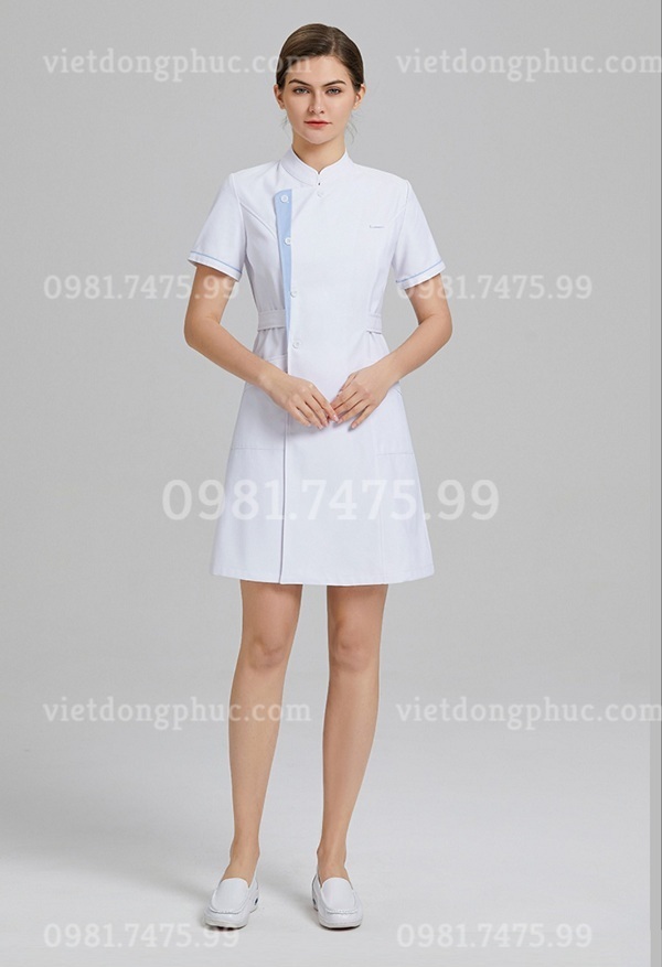 Mẫu đồng phục y tá kiểu dáng Hàn Quốc thanh lịch, trẻ trung 7%20(4)